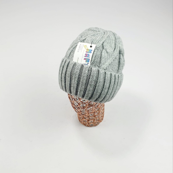 Шапка Март крупновяз. Бета (серый)